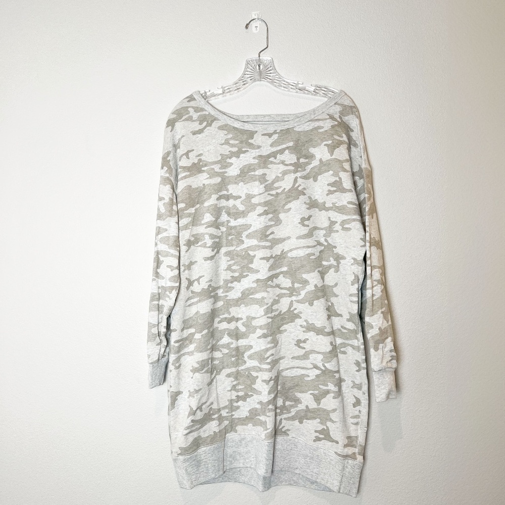Gap Sweatshirt Dress - Neutral Camo - Size L